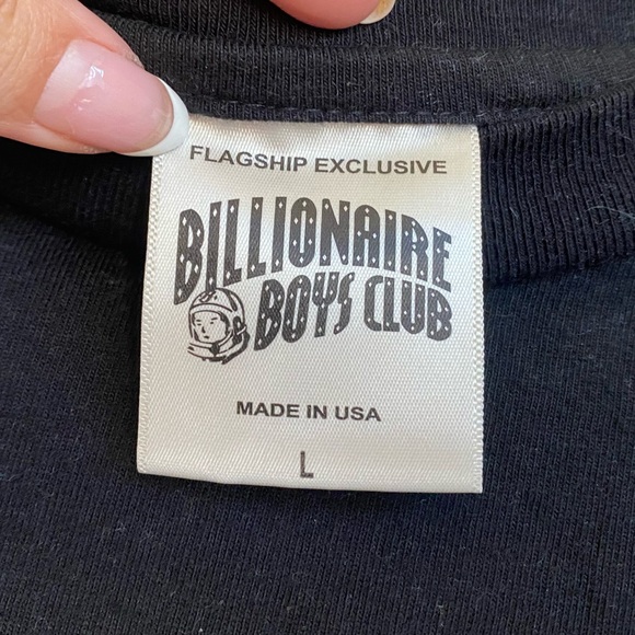 Billionaire Boys Club Miami Chrome Logo Tee in Black - Picture 5 of 6